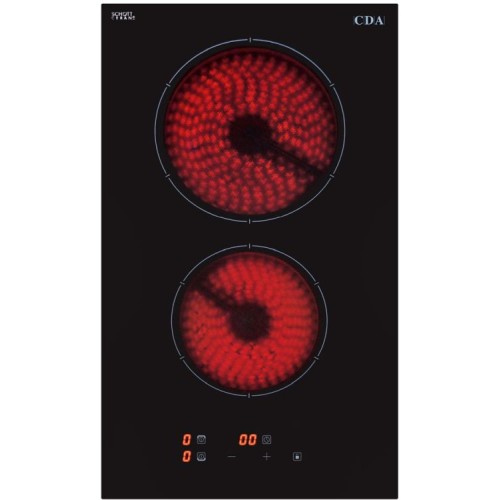 CDA - Ceramic Hob 30cm 2 Zone Front Touch Control