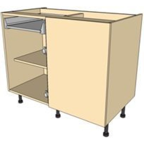 Kitchen Units - 1200mm Antaro Drawerline Corner Base Unit 600mm RH Blank