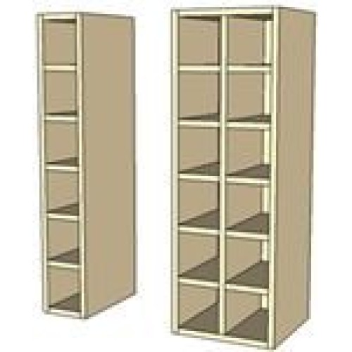 Kitchen Units - 300mm Wall Wine Rack 720mm High