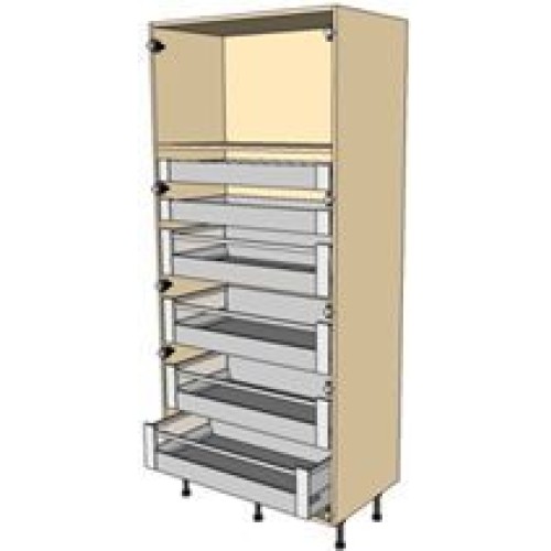 Kitchen Units - 1000mm Space Tower Cabinet 2150mm High With Internal Drawers