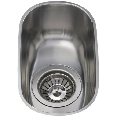 CDA - Curved Undermount Half Bowl Sink