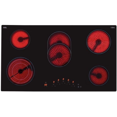 CDA - 5 Zone Ceramic Hob, 900mm Wide