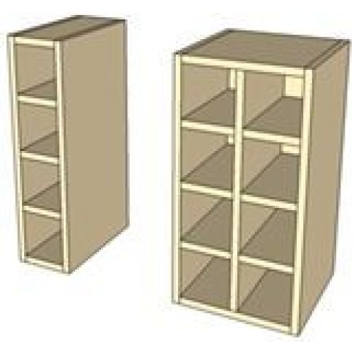 Kitchen Units - 300mm Wall Wine Rack 570mm High