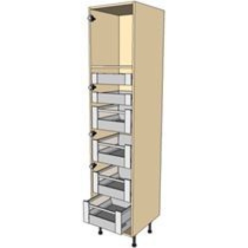 Kitchen Units - 300mm Space Tower Cabinet 2150mm High With Internal Drawers