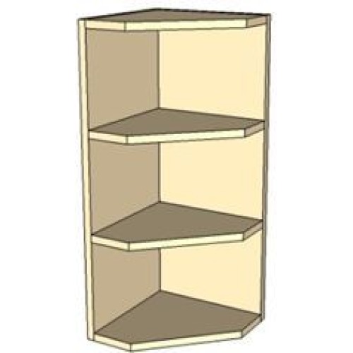 Kitchen Units - 300mm Angled Wall End Shelves 900mm High