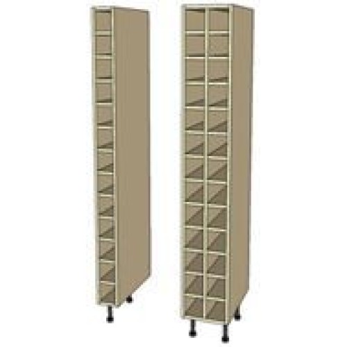 Kitchen Units - 300mm Tall Wine Rack 1820mm High