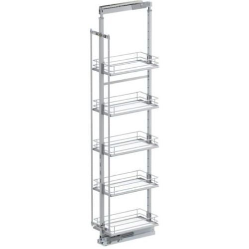 Vaulth-Sagel Storage - VS Tal Larder 400mm, Unhanded, Premea Platinum/White