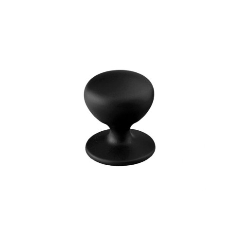 Kitchen Handles - Oxford Knob / Black (129)